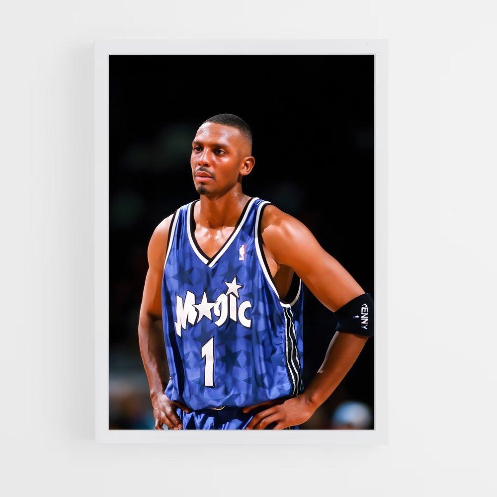 Poster Magic Blue – affiche Basketball (vue 3)